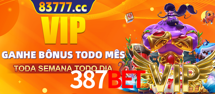 Banner promocional do 387bet oferecendo 100% de recompensas adicionais contínuas para quem fizer o login diário (Daily sign-in), com um mascote de coelho.