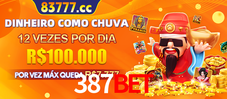 Banner do programa de recompensas Recomende para amigos do 387bet, detalhando os bônus por convidar amigos, com prêmios que chegam a R$288.888.
