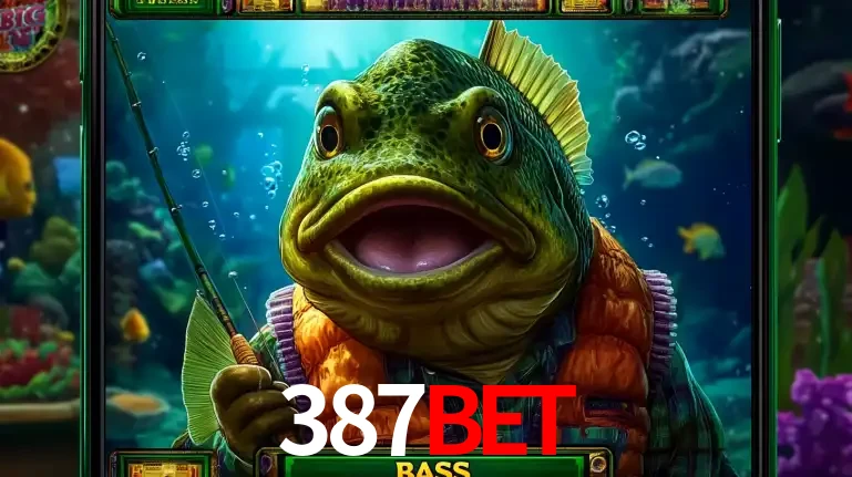 Personagem de peixe pescador do popular jogo de slot com tema de pescaria, uma das emocionantes opções de caça-níqueis para jogar e ganhar no cassino 387bet.